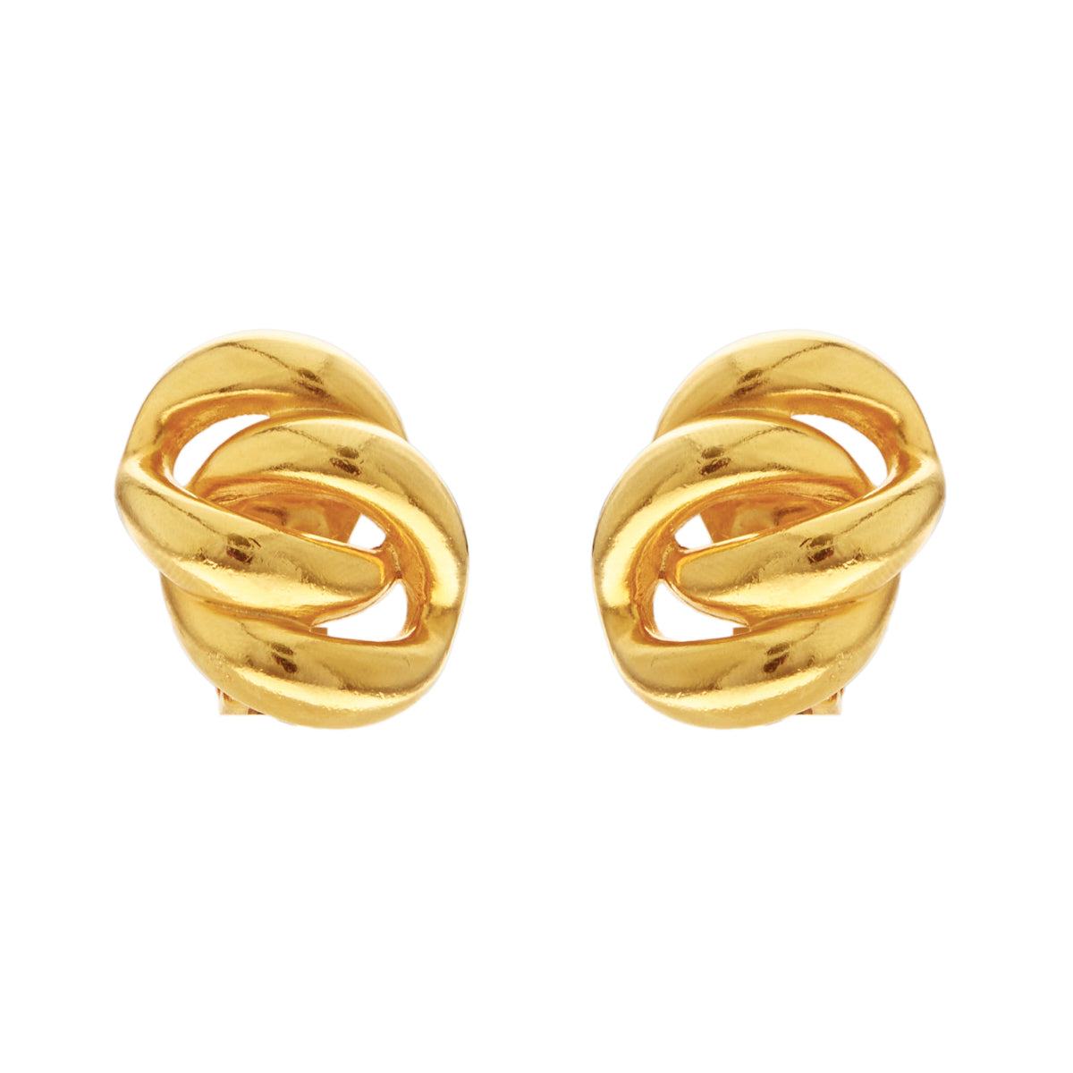 Madeline Gold Link Clip On Earrings | Ben-Amun Jewelry