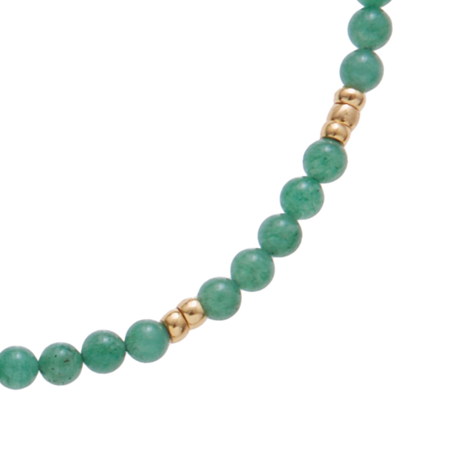 Mint Julep Small Green Beaded Necklace