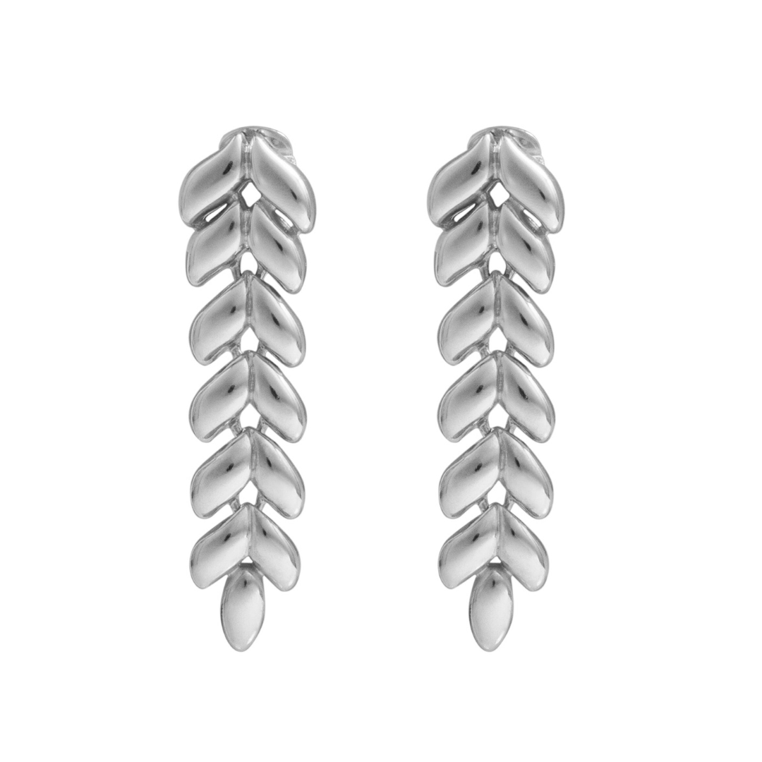 Pandora curved grains earrings online