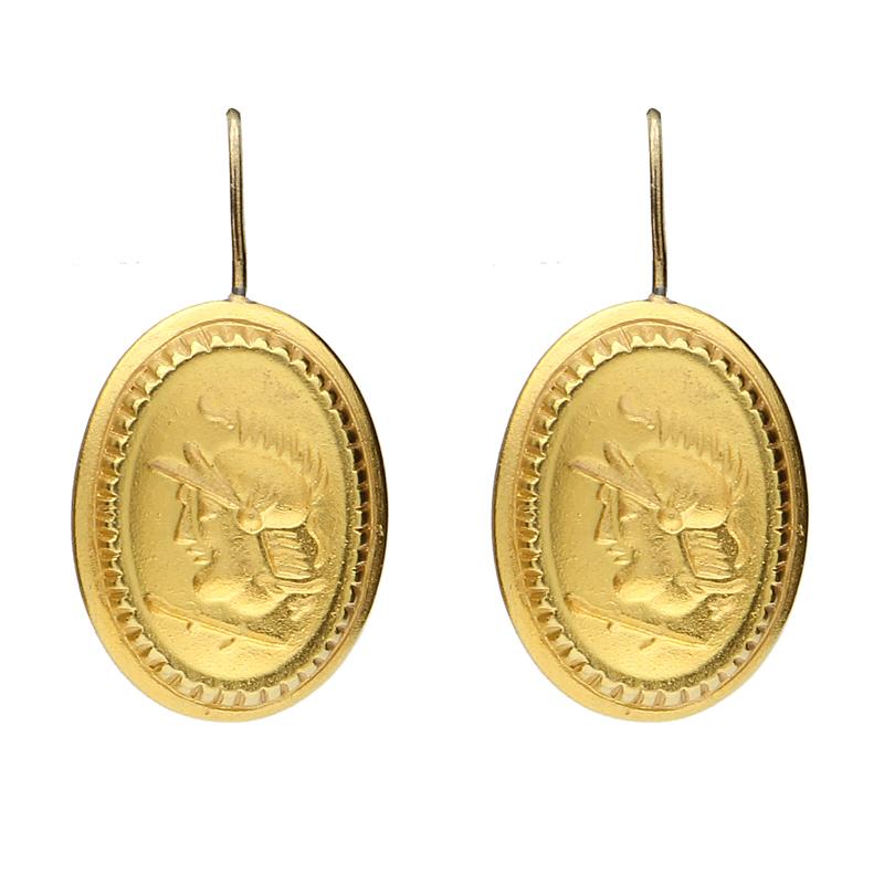 Little gold earrings 