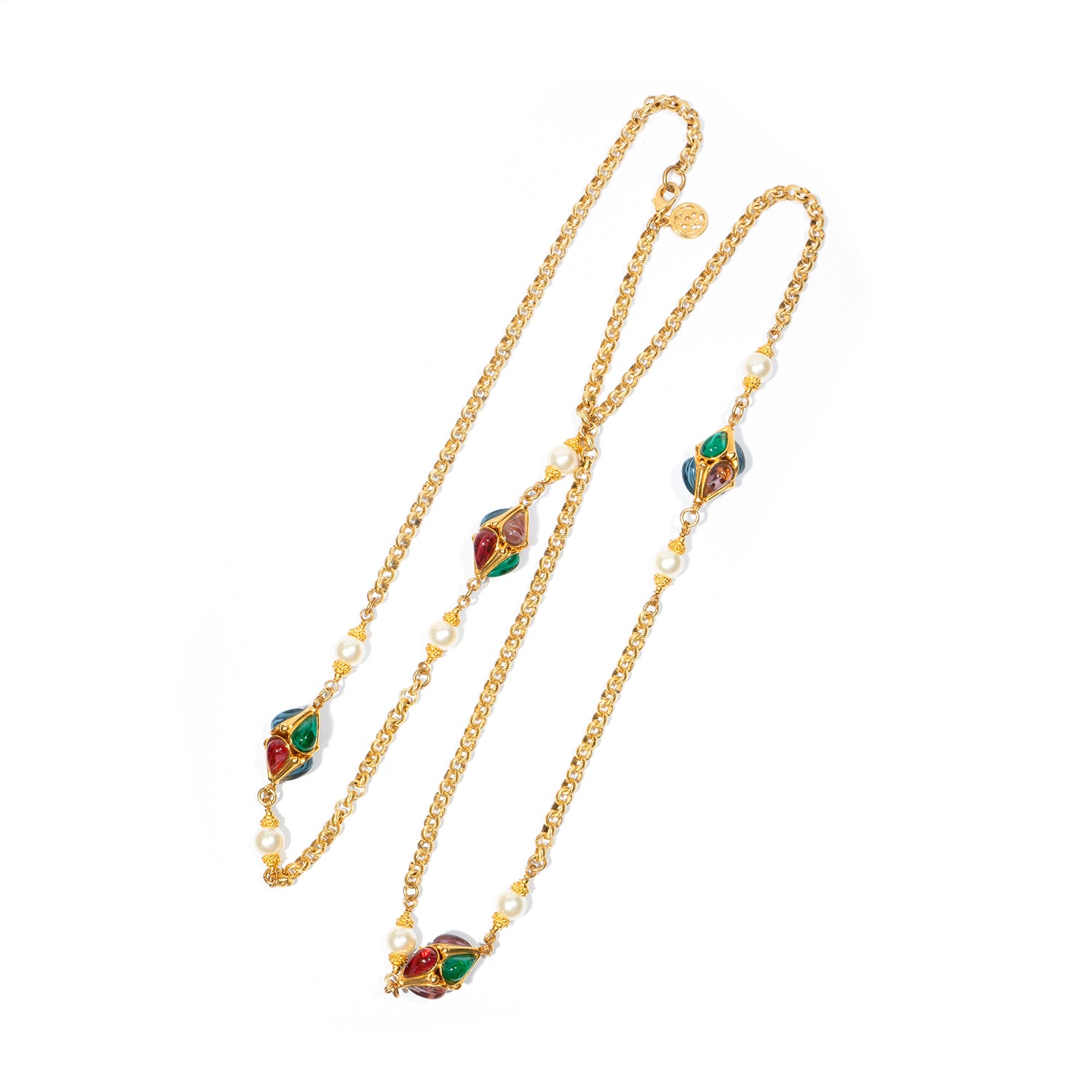 Ben-Amun gold necklace with lobster claw closure