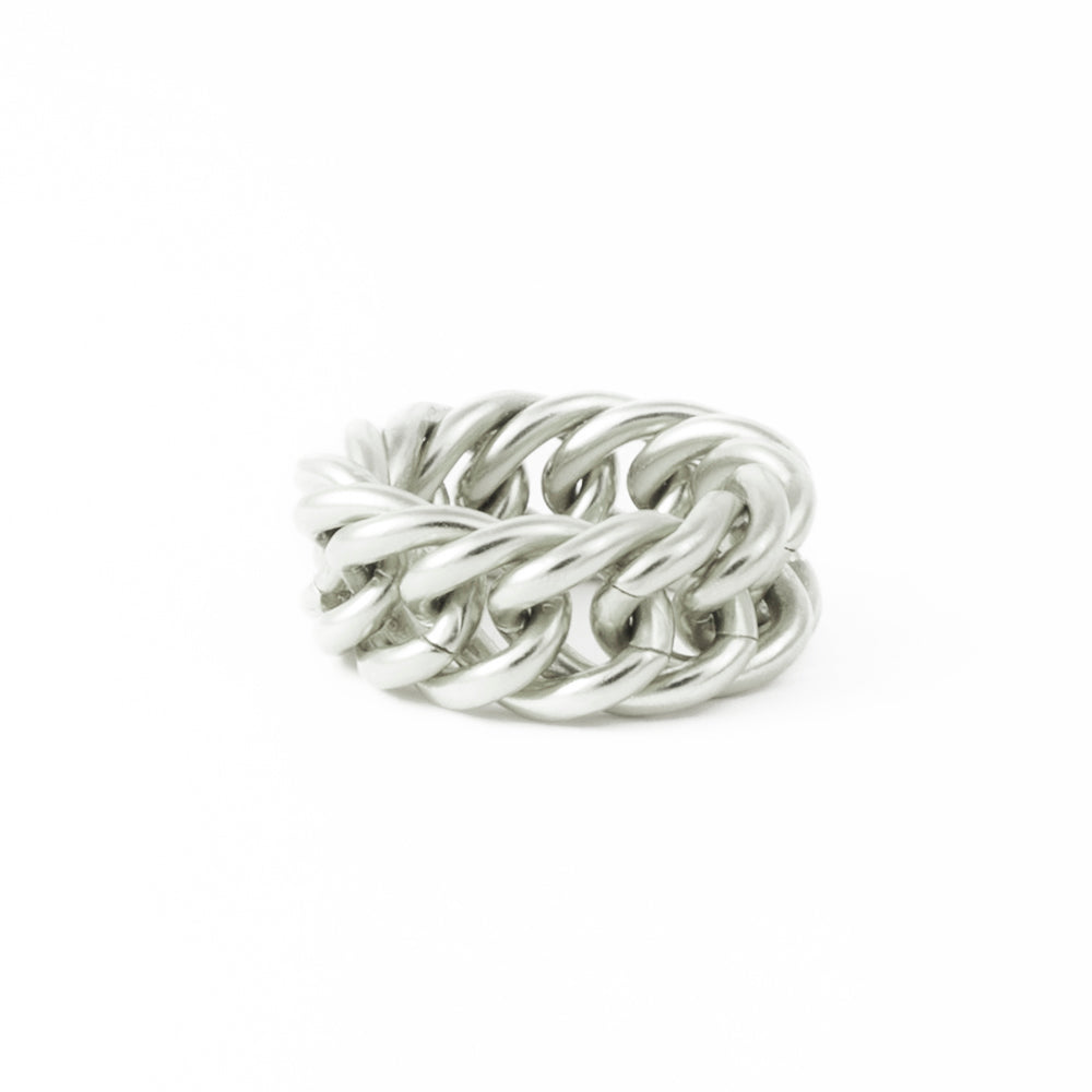 ben-amun silver chain ring 
