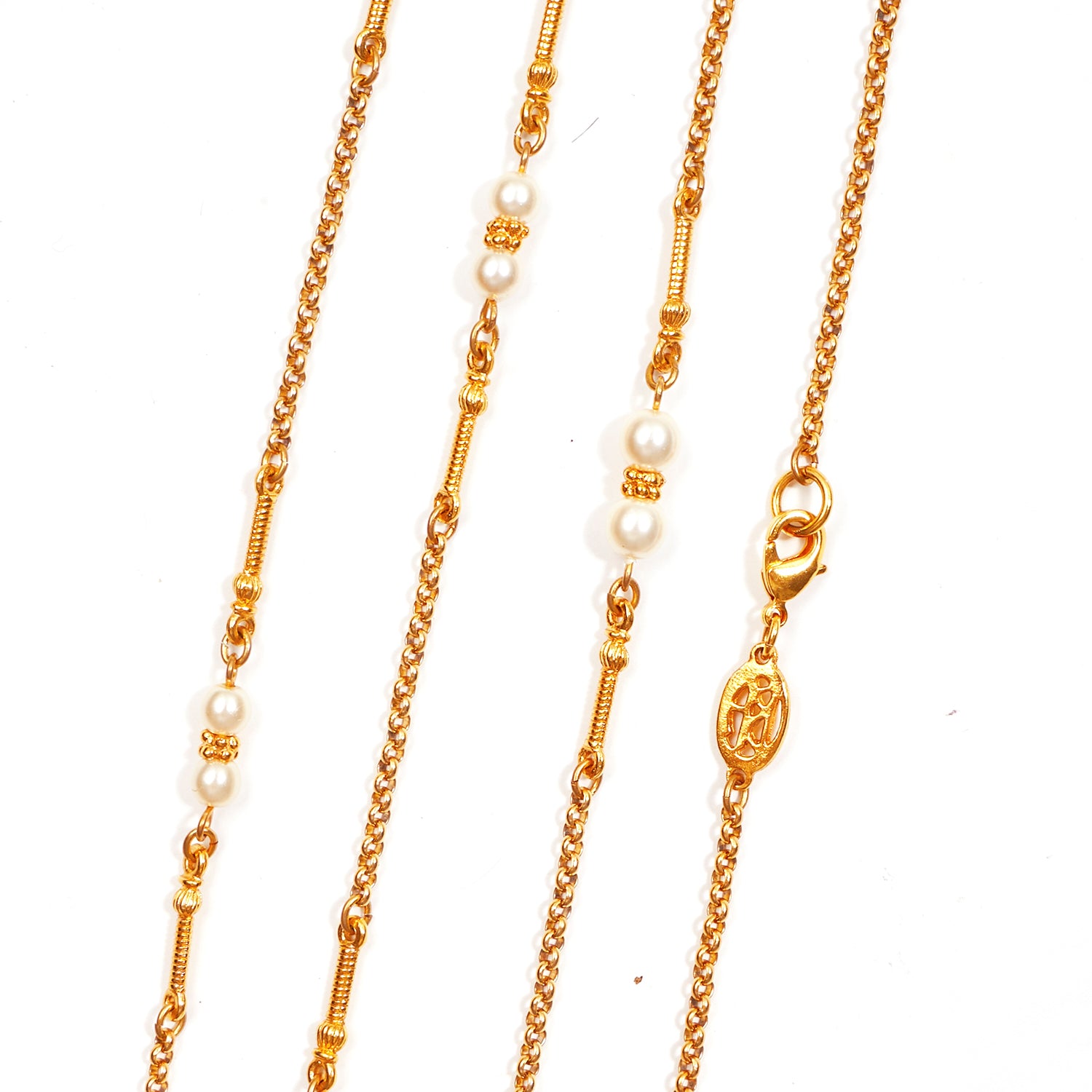 Ben-Amun Large Glass-Pearl Single Strand Necklace