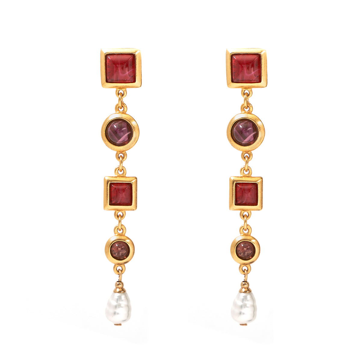 ピアス [wingbling] Benus Drop Earrings Italian 10mm Sterling Silver Ball Drop Earrings
