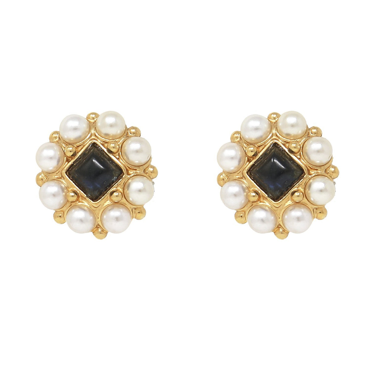 ■ENGBROX■ silver925harmony pearl earring EBEA23005 Hanna Pearl Hoops - Silver