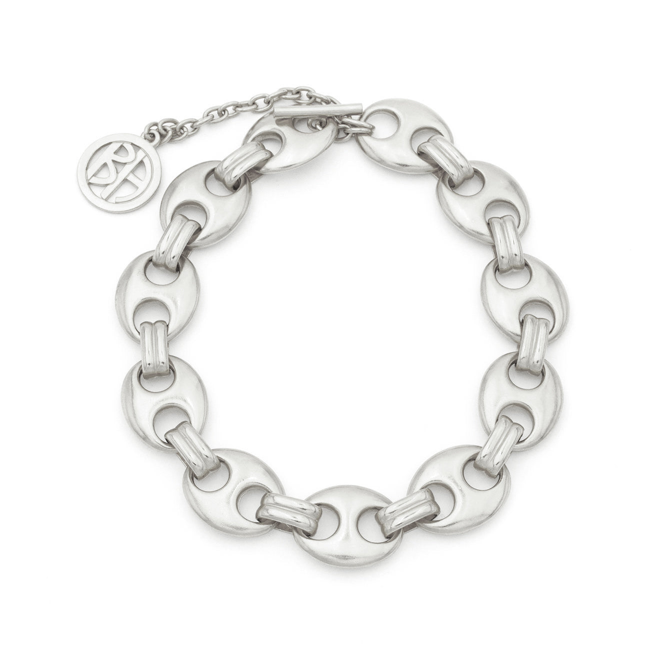 ben-amun handmade silver alloy necklace with toggle closure