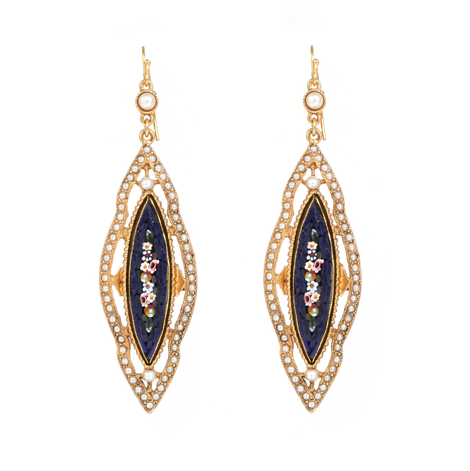 Ben-Amun fish hook earrings from Ben-Amun Daphne Collection