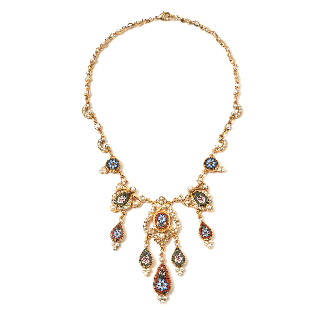 Joanna Statement Mosaic Necklace | Ben-Amun Jewelry