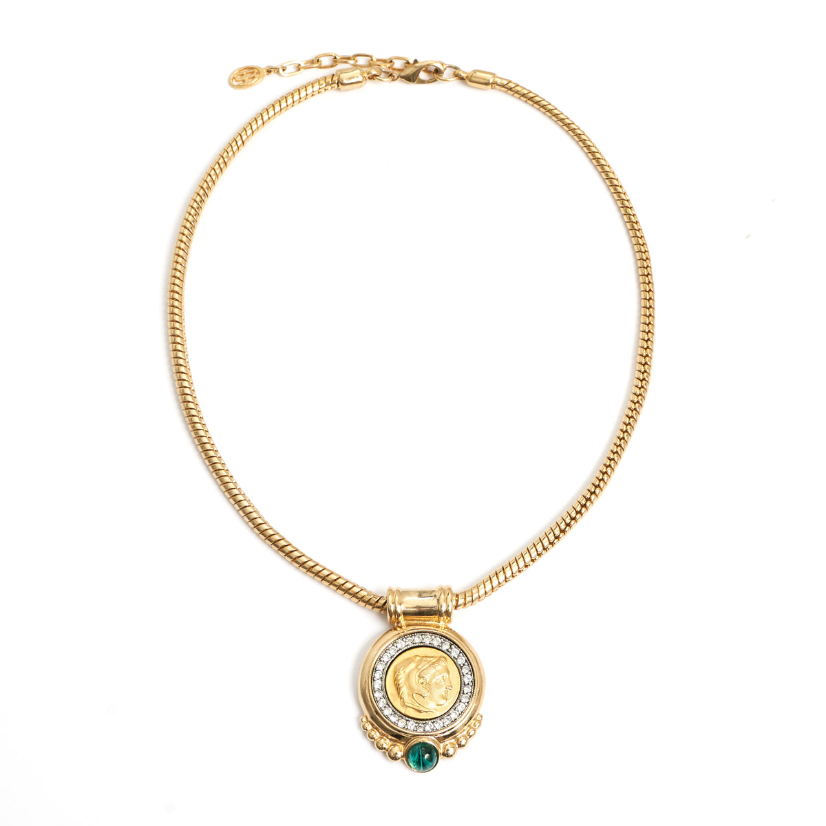 Enzo Gold Coin Statement Necklace | Ben-Amun Jewelry