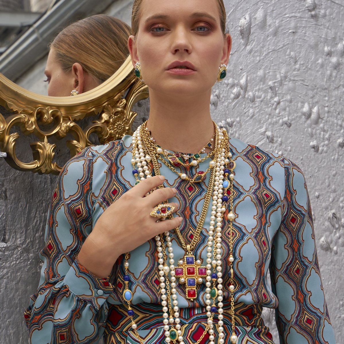 Ben-Amun Tudores Collection Archduchess Earrings